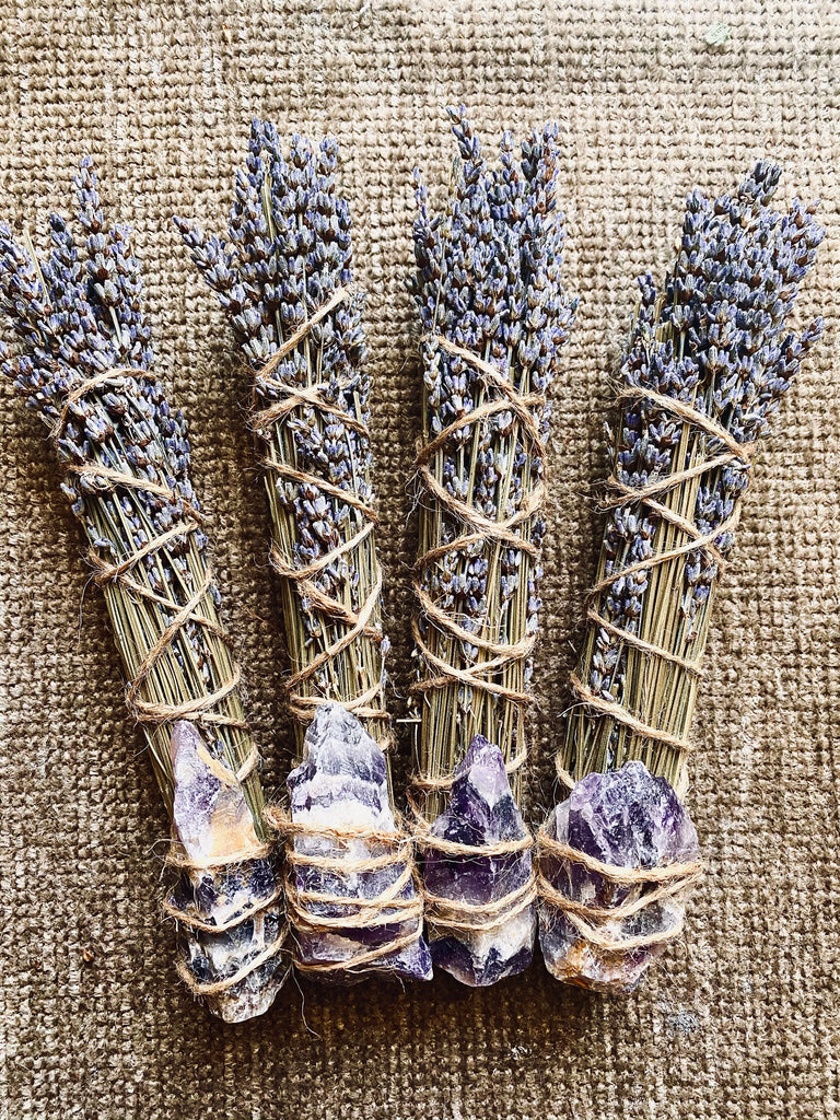 Lavender & Amethyst Cleansing Smoke Bundles - Single Bundle