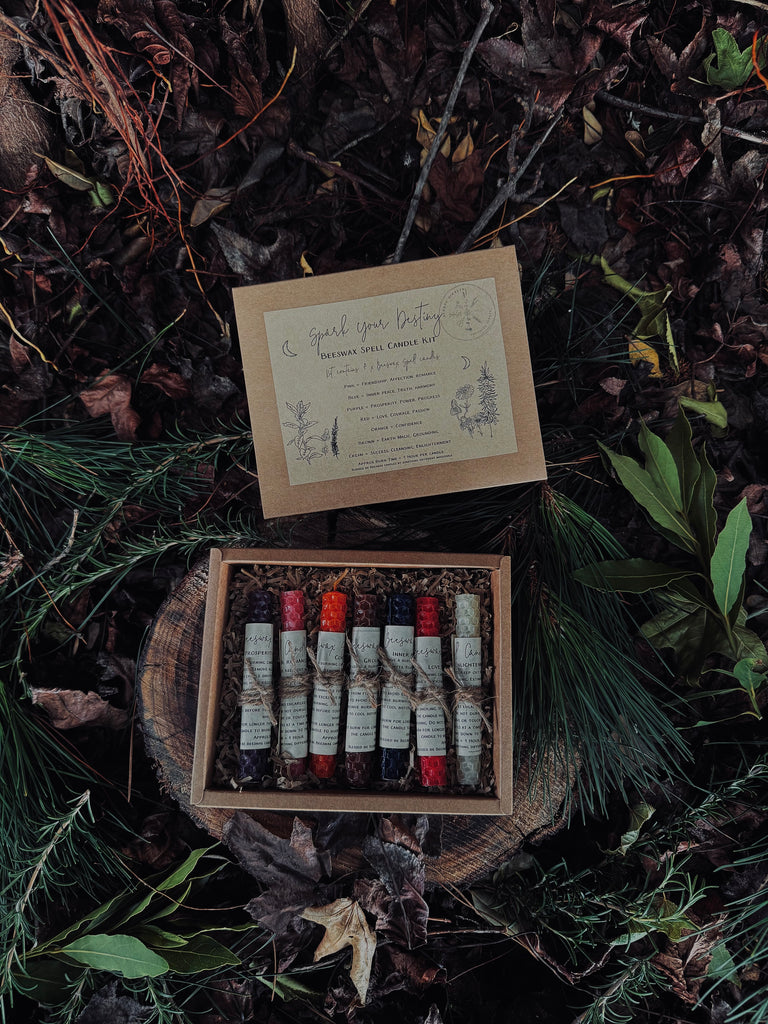 Spark Your Destiny - Beeswax Spell Candle Kit